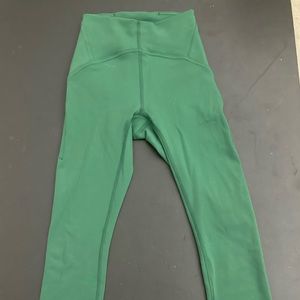 Everglade green Instill leggings lululemon size 0